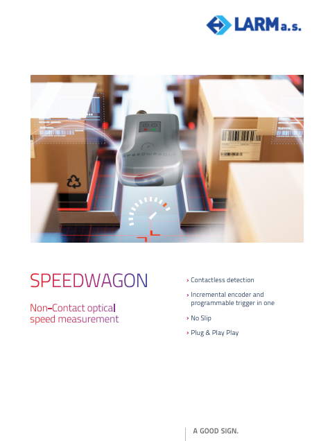 Non-contact optical encoder SPEEDWAGON for speed measurement