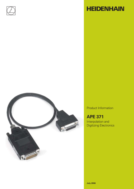 APE 371 Interpolation and Digitizing Electronics