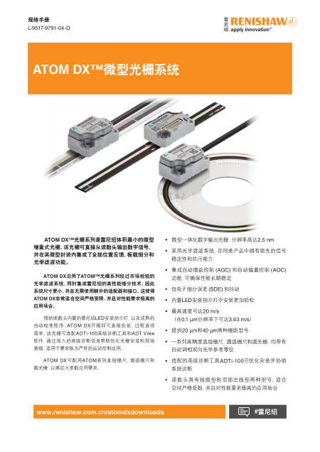 ATOM DX微型光栅系统