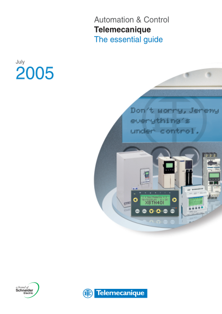 施耐德电气自动化与控制简明选型手册-2005-EN