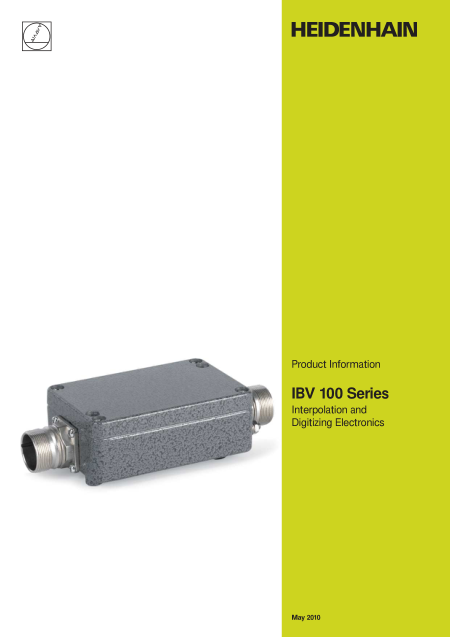 IBV 100 series Interpolation and Digitizing Electronics 