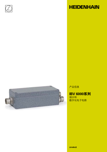 IBV 6000系列细分和 数字化电子电路