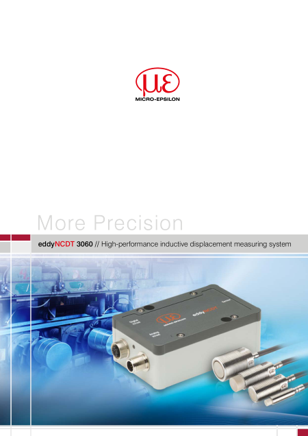 高性能电涡流传感器eddyNCDT3060系列样本（英文）