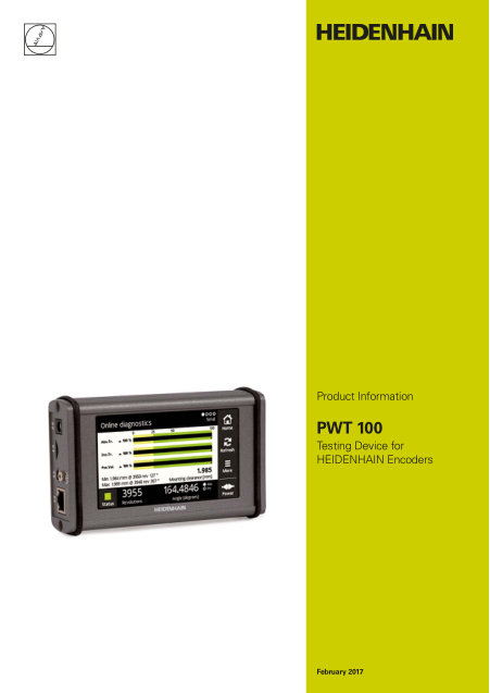 PWT 100 Testing Device for HEIDENHAIN Encoders