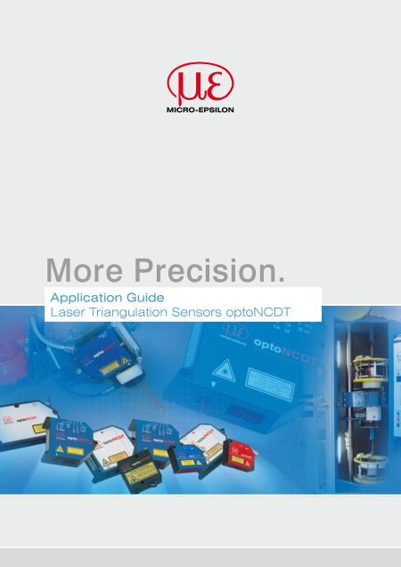 激光三角反射式传感器应用指南（英文）